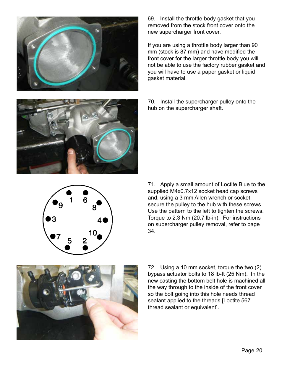 Lingenfelter L250110309 Lingenfelter C6 ZR1 Corvette Supercharger Front Cover 2009-13 v2.2 User Manual | Page 21 / 39