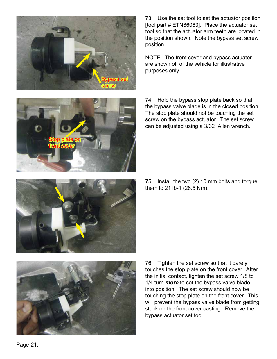 Lingenfelter L250110309 Lingenfelter C6 ZR1 Corvette Supercharger Front Cover 2009-13 v2.2 User Manual | Page 22 / 39