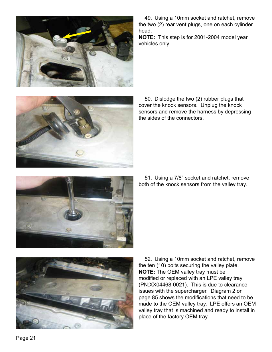 Lingenfelter L250280197 Lingenfelter C5 Corvette E-Force Supercharger Install Kit v2.9 User Manual | Page 22 / 87