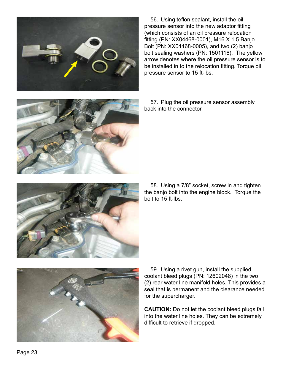 Lingenfelter L250280197 Lingenfelter C5 Corvette E-Force Supercharger Install Kit v2.9 User Manual | Page 24 / 87