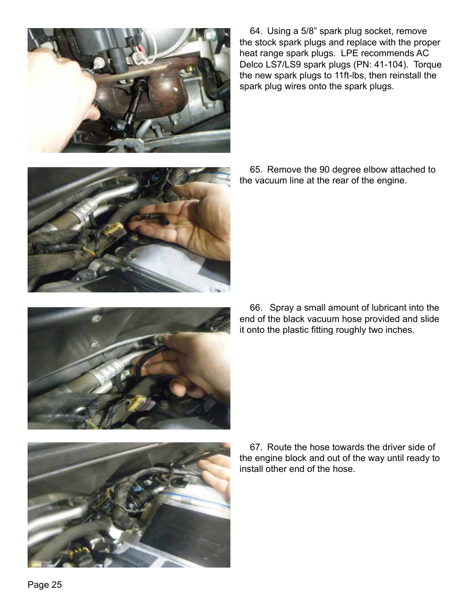 Lingenfelter L250280197 Lingenfelter C5 Corvette E-Force Supercharger Install Kit v2.9 User Manual | Page 26 / 87