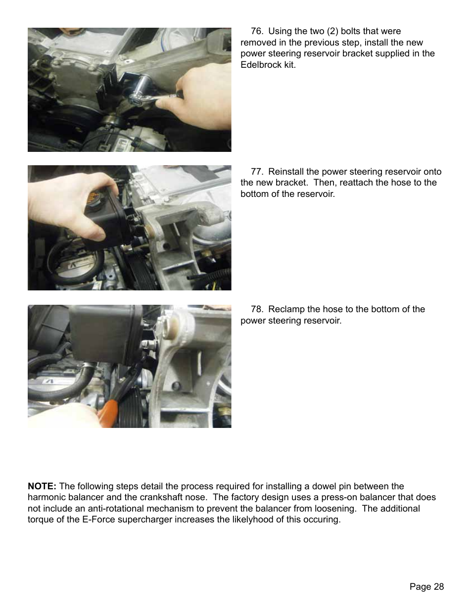 Lingenfelter L250280197 Lingenfelter C5 Corvette E-Force Supercharger Install Kit v2.9 User Manual | Page 29 / 87