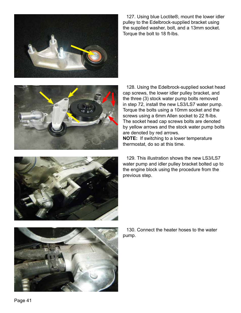 Lingenfelter L250280197 Lingenfelter C5 Corvette E-Force Supercharger Install Kit v2.9 User Manual | Page 42 / 87