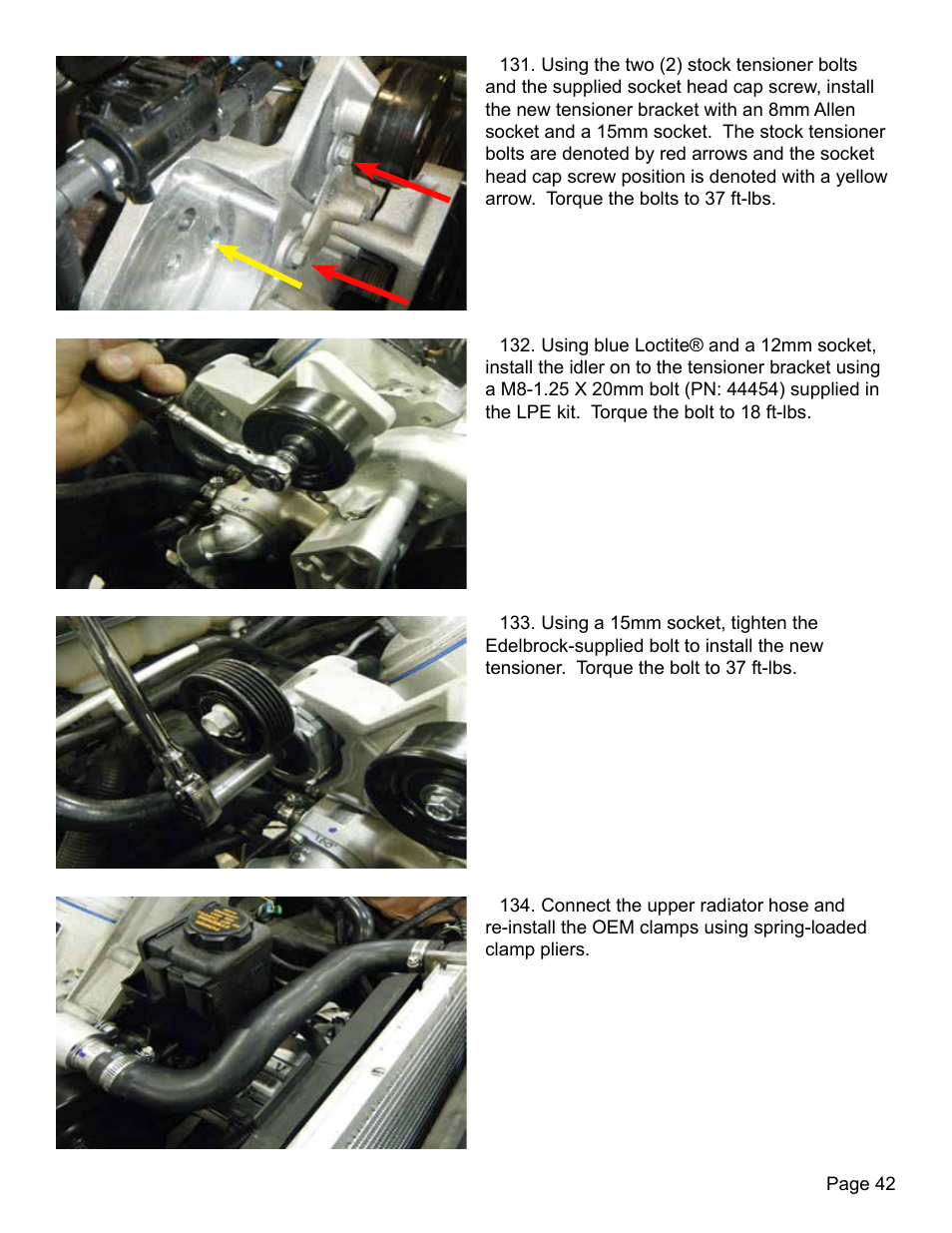 Lingenfelter L250280197 Lingenfelter C5 Corvette E-Force Supercharger Install Kit v2.9 User Manual | Page 43 / 87