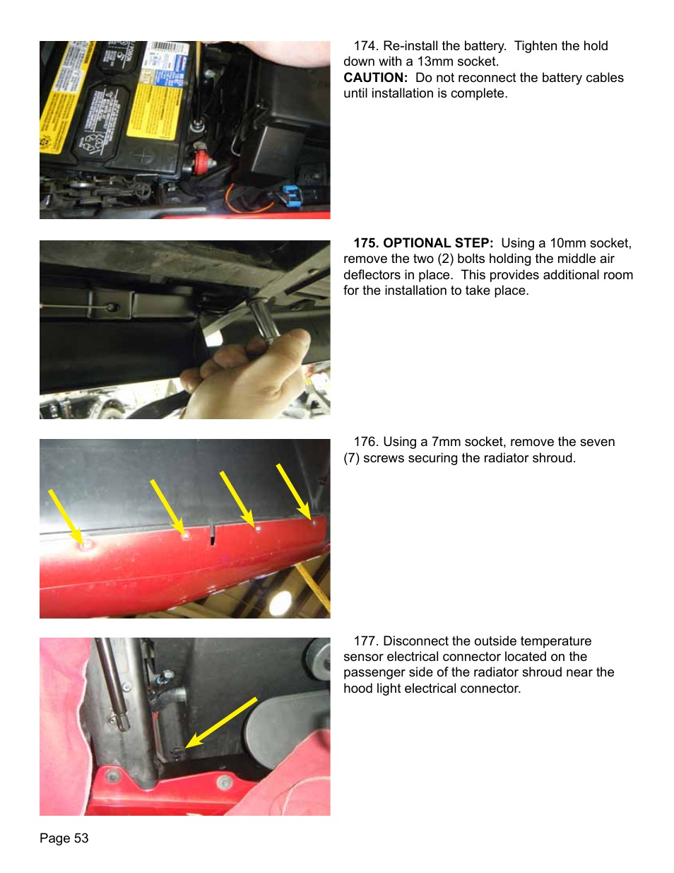 Lingenfelter L250280197 Lingenfelter C5 Corvette E-Force Supercharger Install Kit v2.9 User Manual | Page 54 / 87