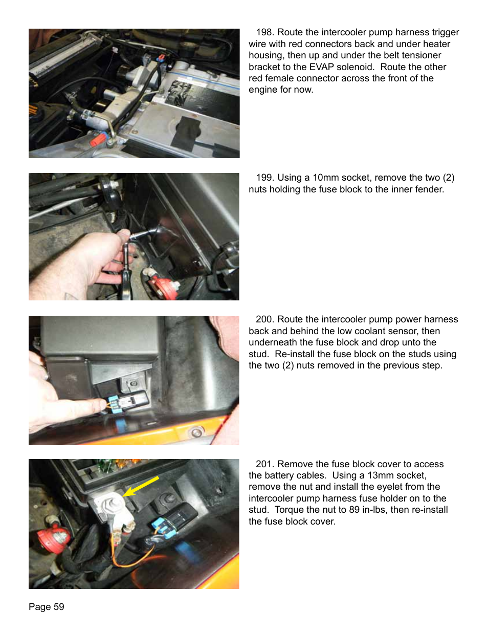 Lingenfelter L250280197 Lingenfelter C5 Corvette E-Force Supercharger Install Kit v2.9 User Manual | Page 60 / 87