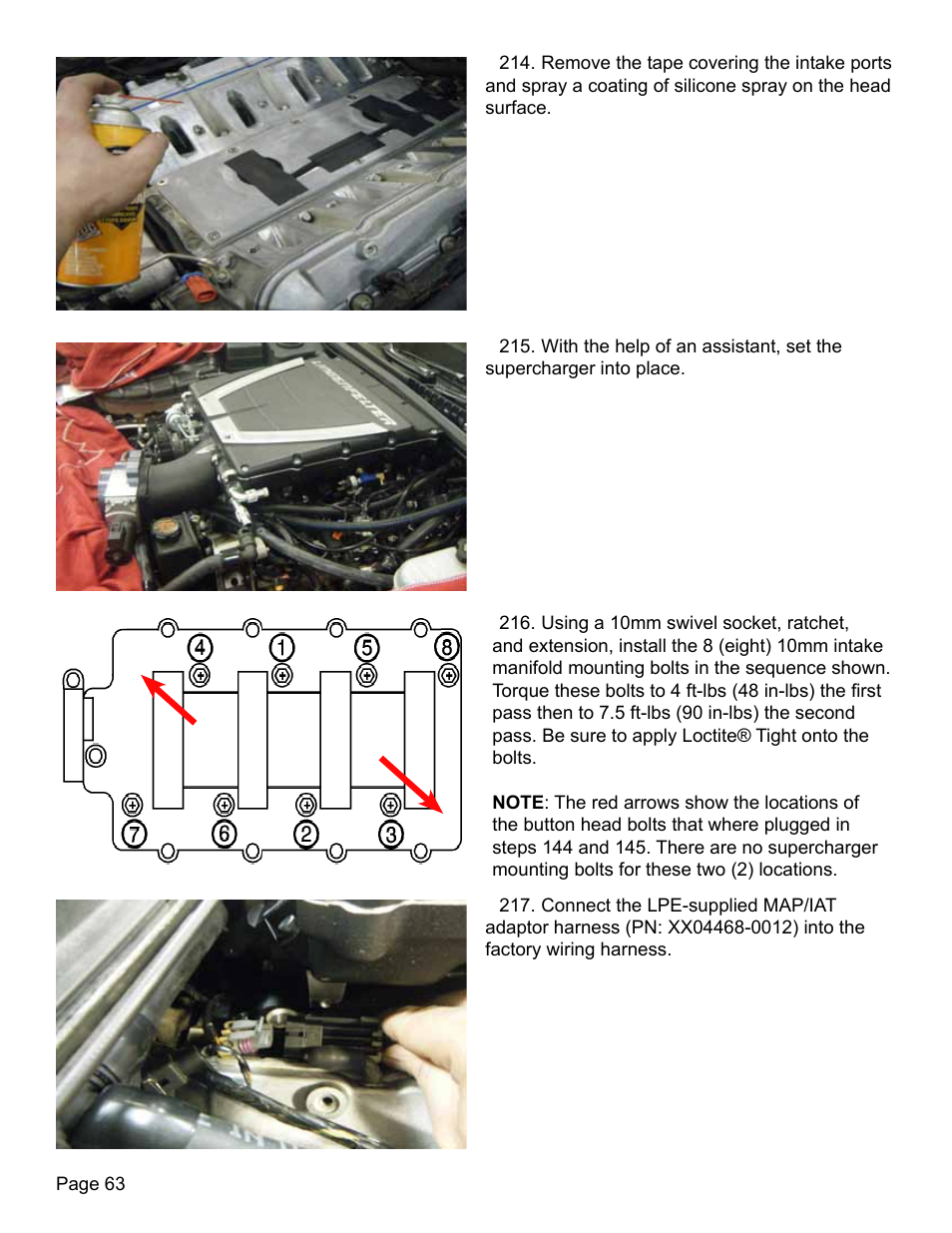 Lingenfelter L250280197 Lingenfelter C5 Corvette E-Force Supercharger Install Kit v2.9 User Manual | Page 64 / 87