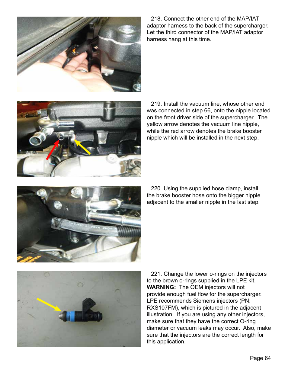 Lingenfelter L250280197 Lingenfelter C5 Corvette E-Force Supercharger Install Kit v2.9 User Manual | Page 65 / 87