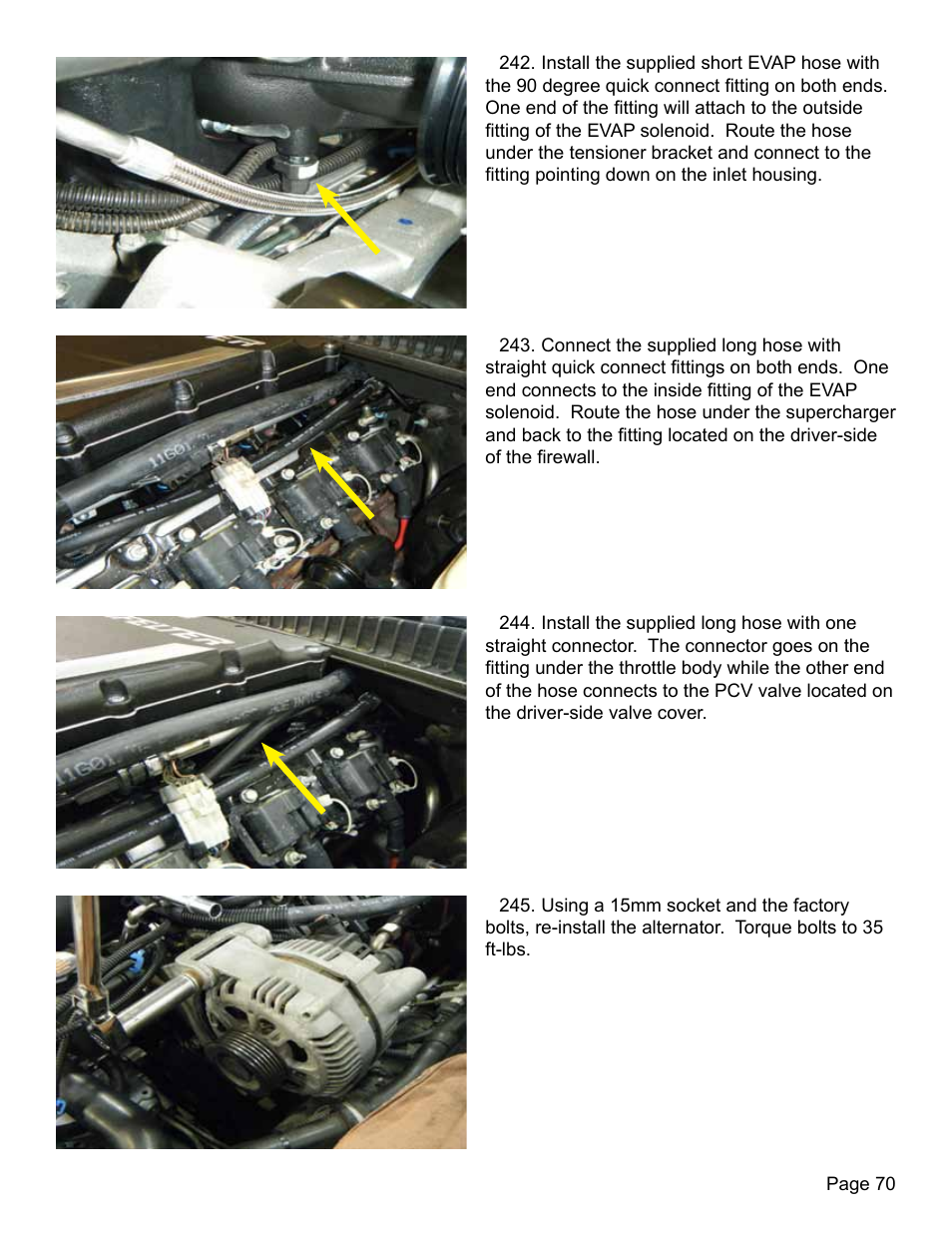 Lingenfelter L250280197 Lingenfelter C5 Corvette E-Force Supercharger Install Kit v2.9 User Manual | Page 71 / 87