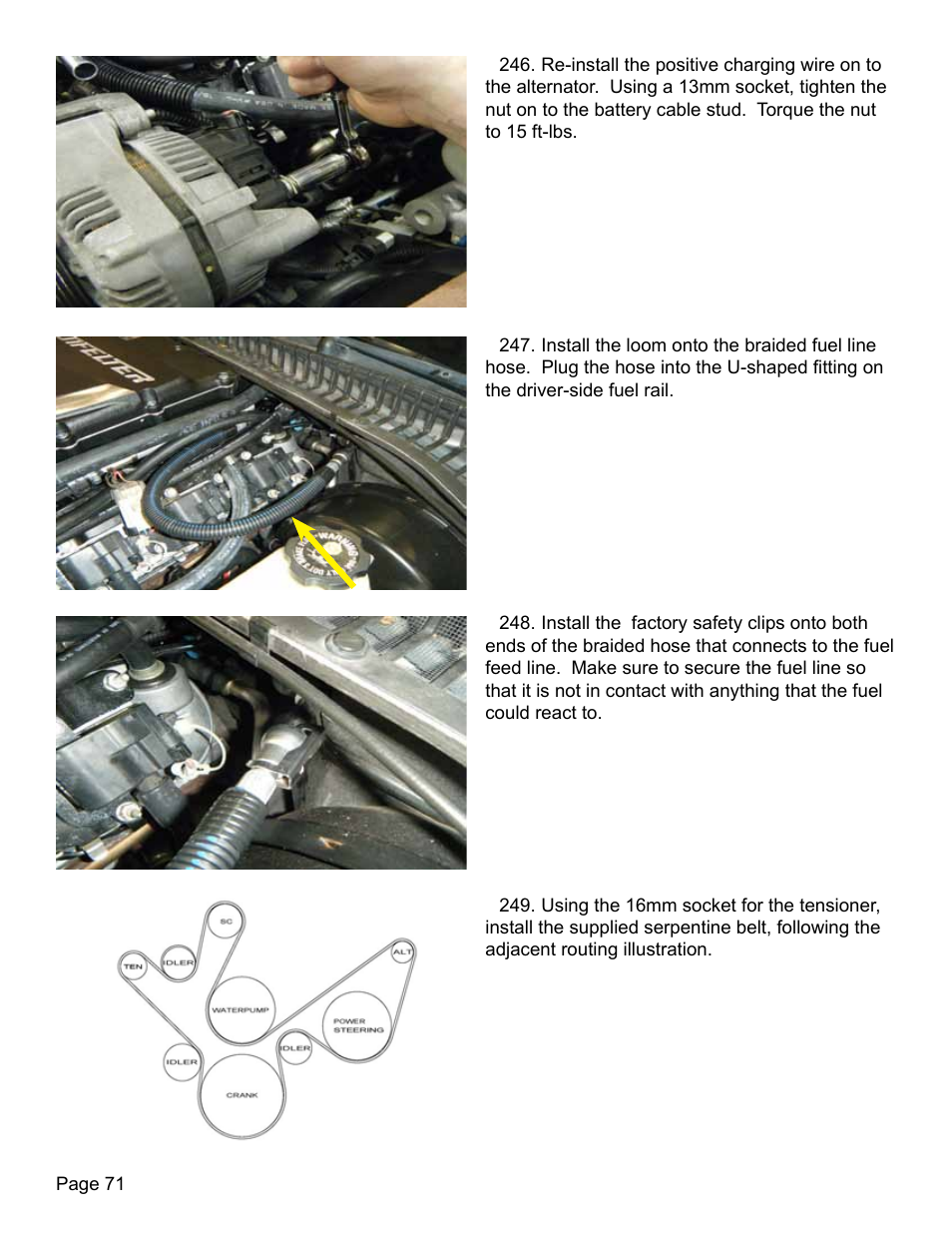 Lingenfelter L250280197 Lingenfelter C5 Corvette E-Force Supercharger Install Kit v2.9 User Manual | Page 72 / 87