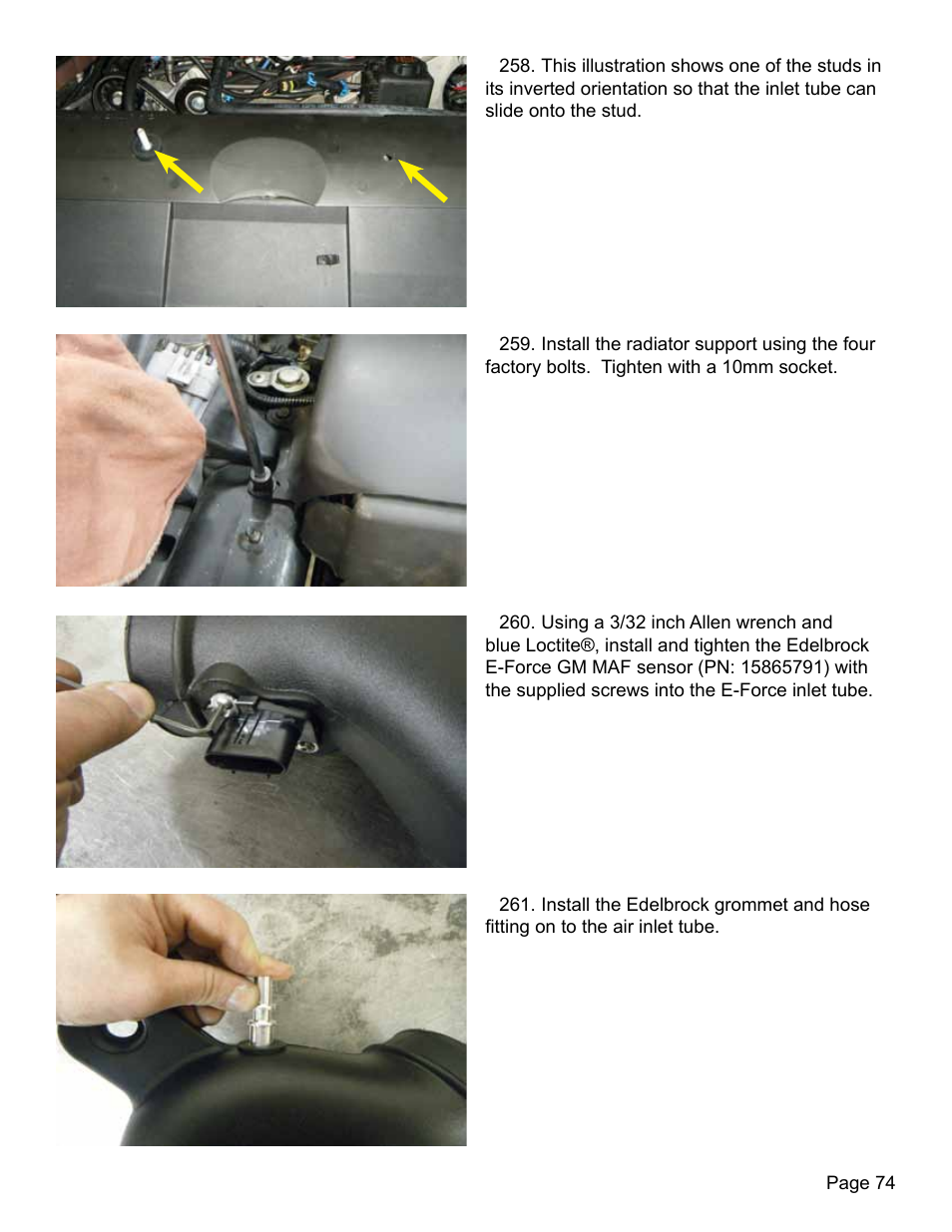 Lingenfelter L250280197 Lingenfelter C5 Corvette E-Force Supercharger Install Kit v2.9 User Manual | Page 75 / 87