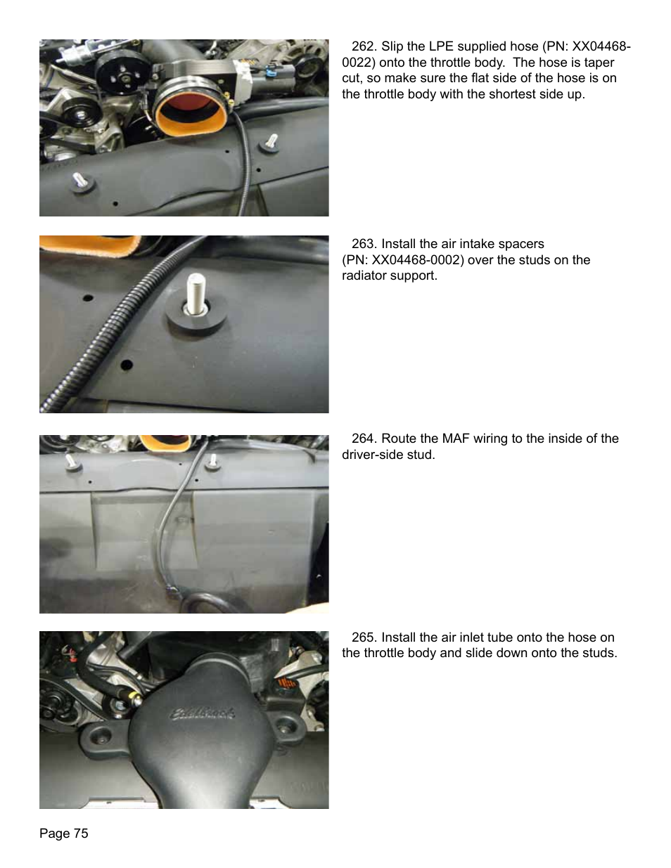 Lingenfelter L250280197 Lingenfelter C5 Corvette E-Force Supercharger Install Kit v2.9 User Manual | Page 76 / 87