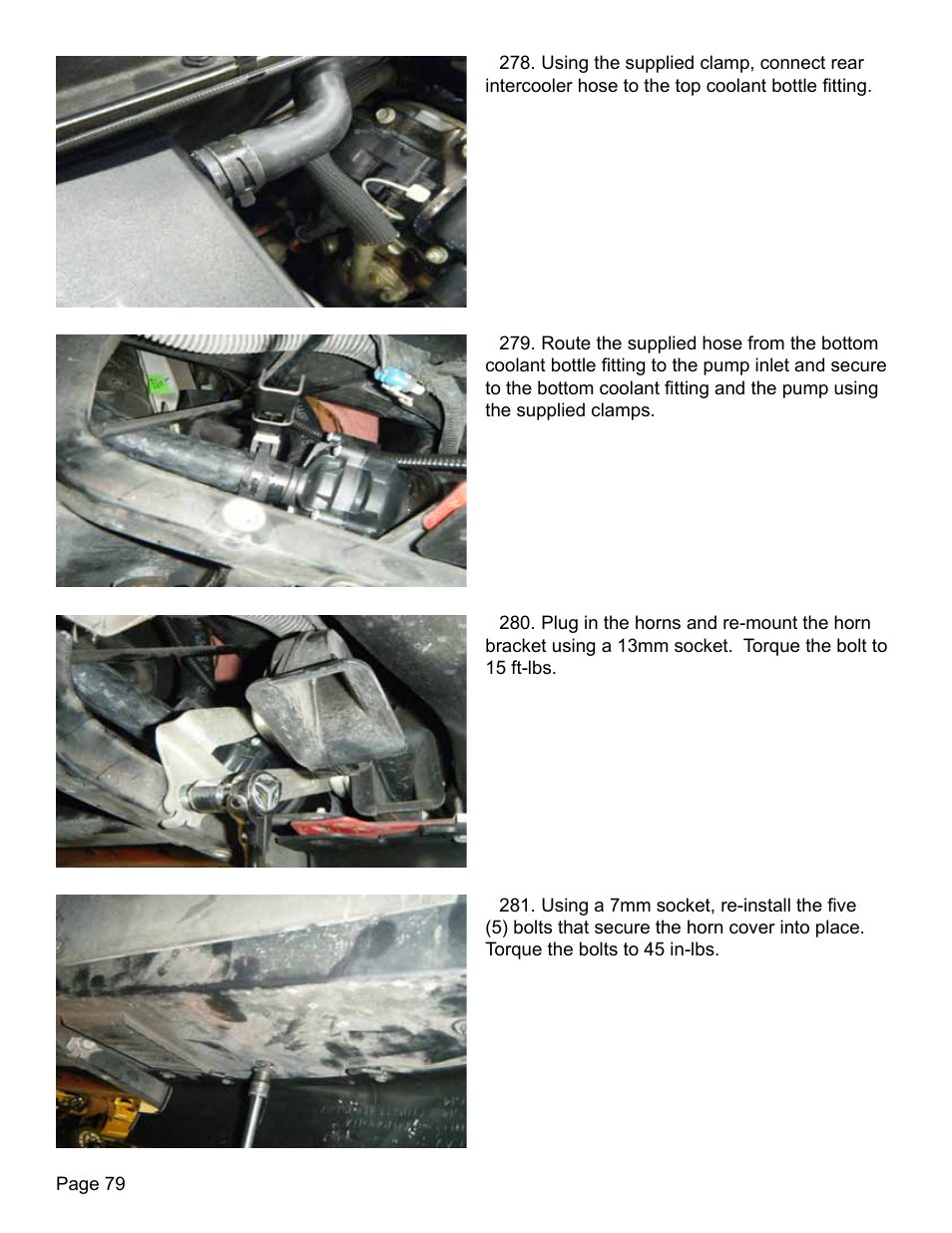 Lingenfelter L250280197 Lingenfelter C5 Corvette E-Force Supercharger Install Kit v2.9 User Manual | Page 80 / 87