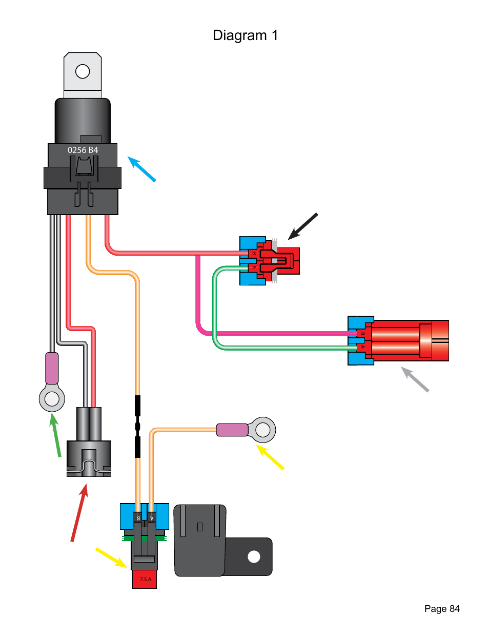 Diagram 1, Page 84 | Lingenfelter L250280197 Lingenfelter C5 Corvette E-Force Supercharger Install Kit v2.9 User Manual | Page 85 / 87