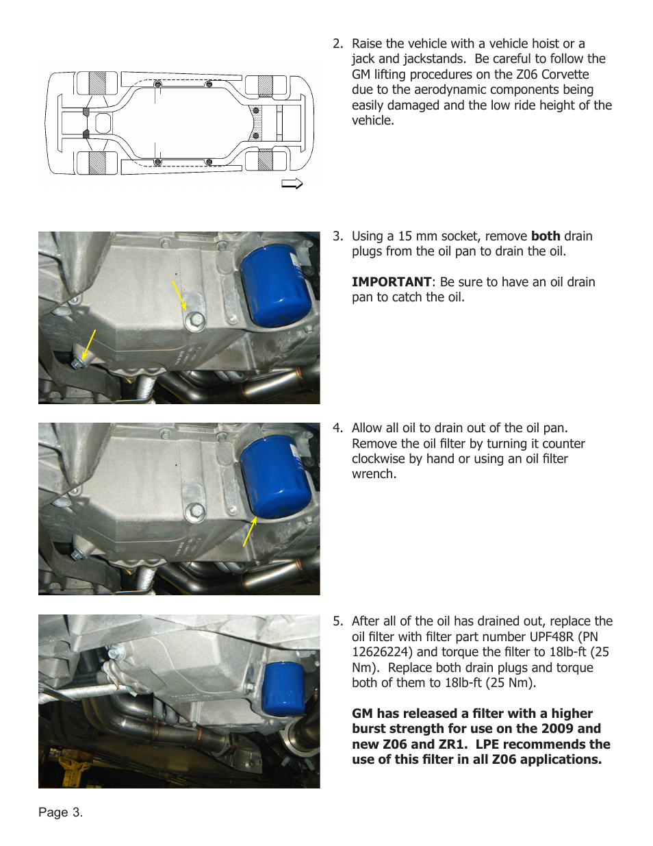 Lingenfelter L300046006 Lingenfelter C6 Z06 Corvette High Capacity Oil Tank 2006-2008 v1.0 User Manual | Page 4 / 14