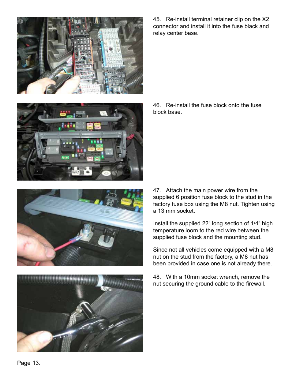 Lingenfelter L300080607 Lingenfelter Suburban Yukon Aux Fan Kit AC Clutch Control 2005-07 vE User Manual | Page 14 / 20