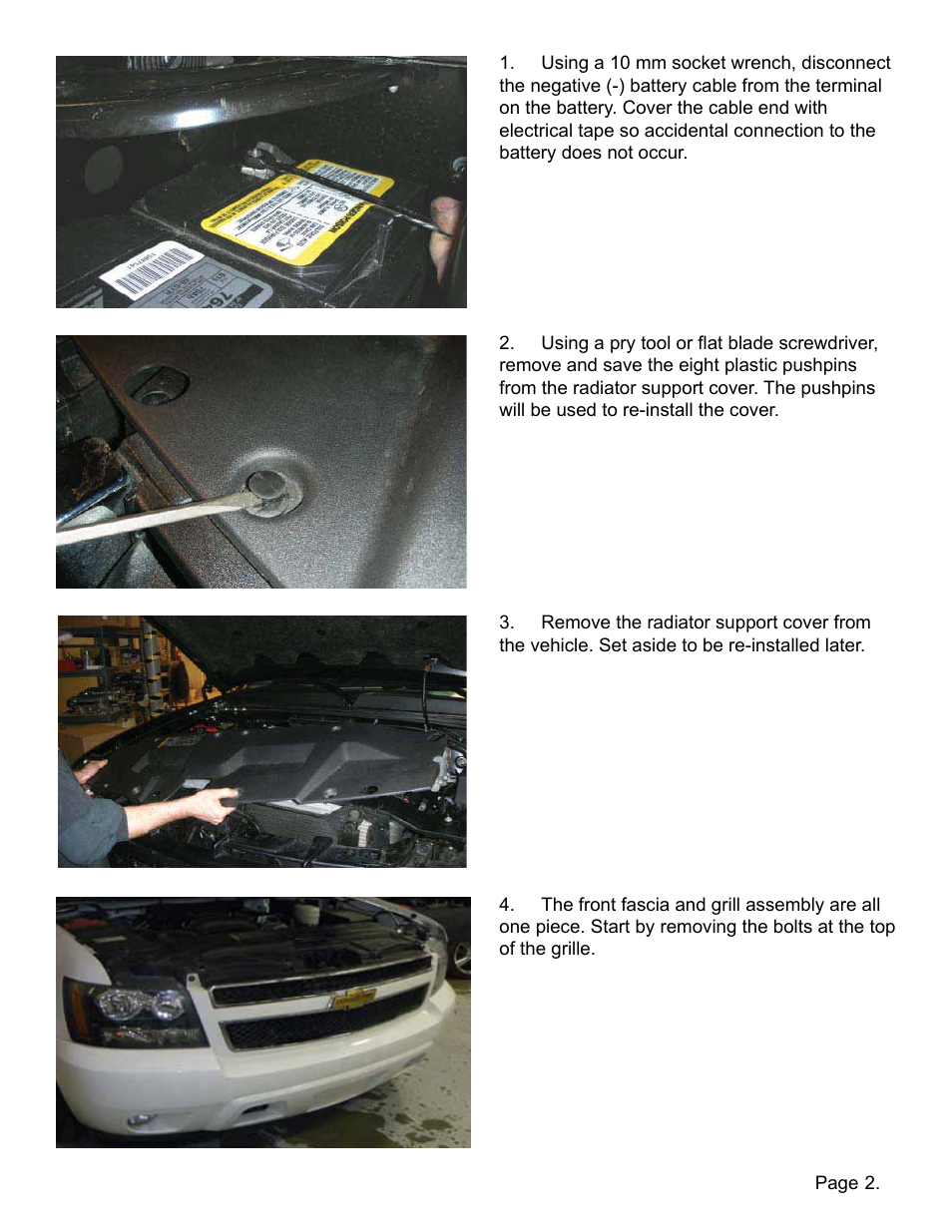 Lingenfelter L300080607 Lingenfelter Suburban Yukon Aux Fan Kit AC Clutch Control 2005-07 vE User Manual | Page 3 / 20