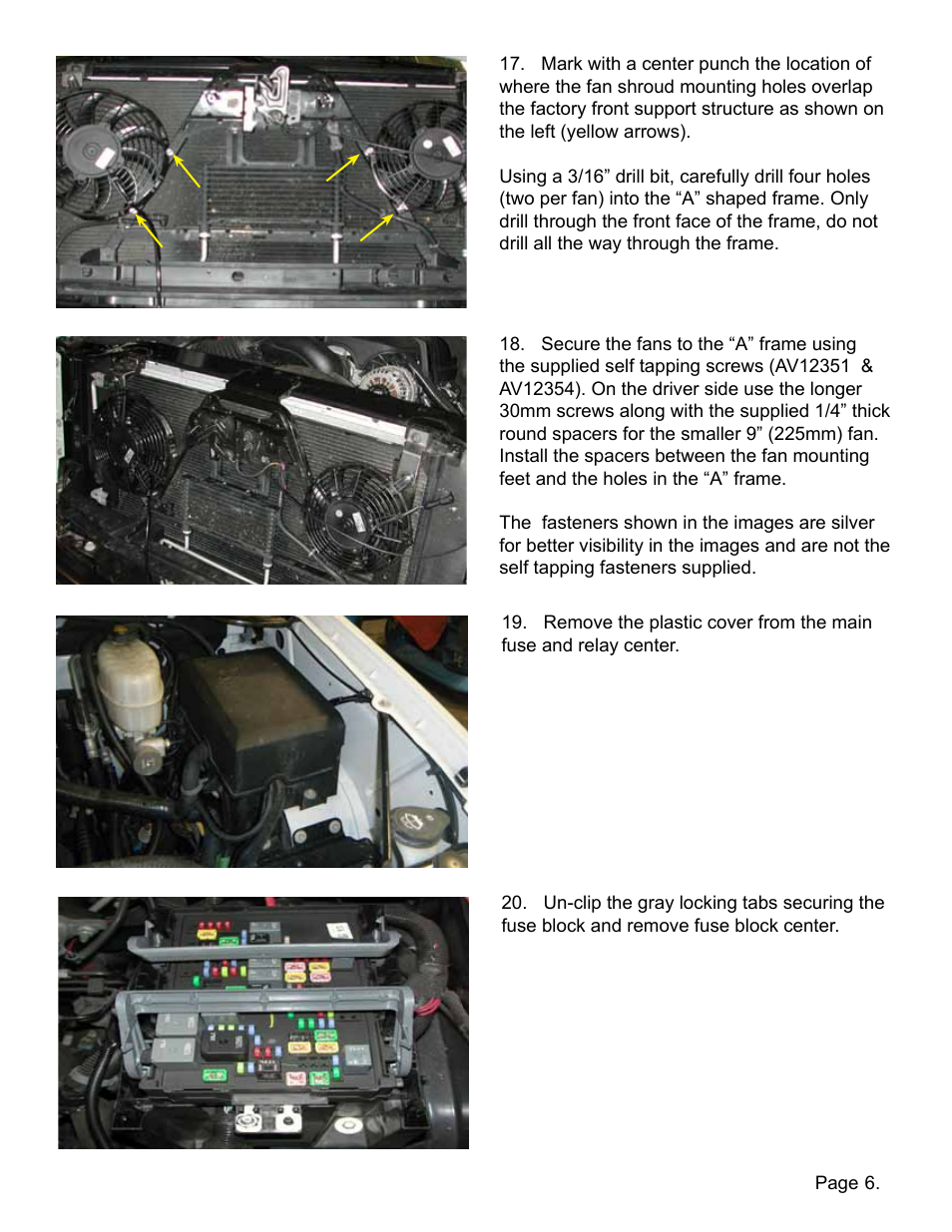 Lingenfelter L300080607 Lingenfelter Suburban Yukon Aux Fan Kit AC Clutch Control 2005-07 vE User Manual | Page 7 / 20