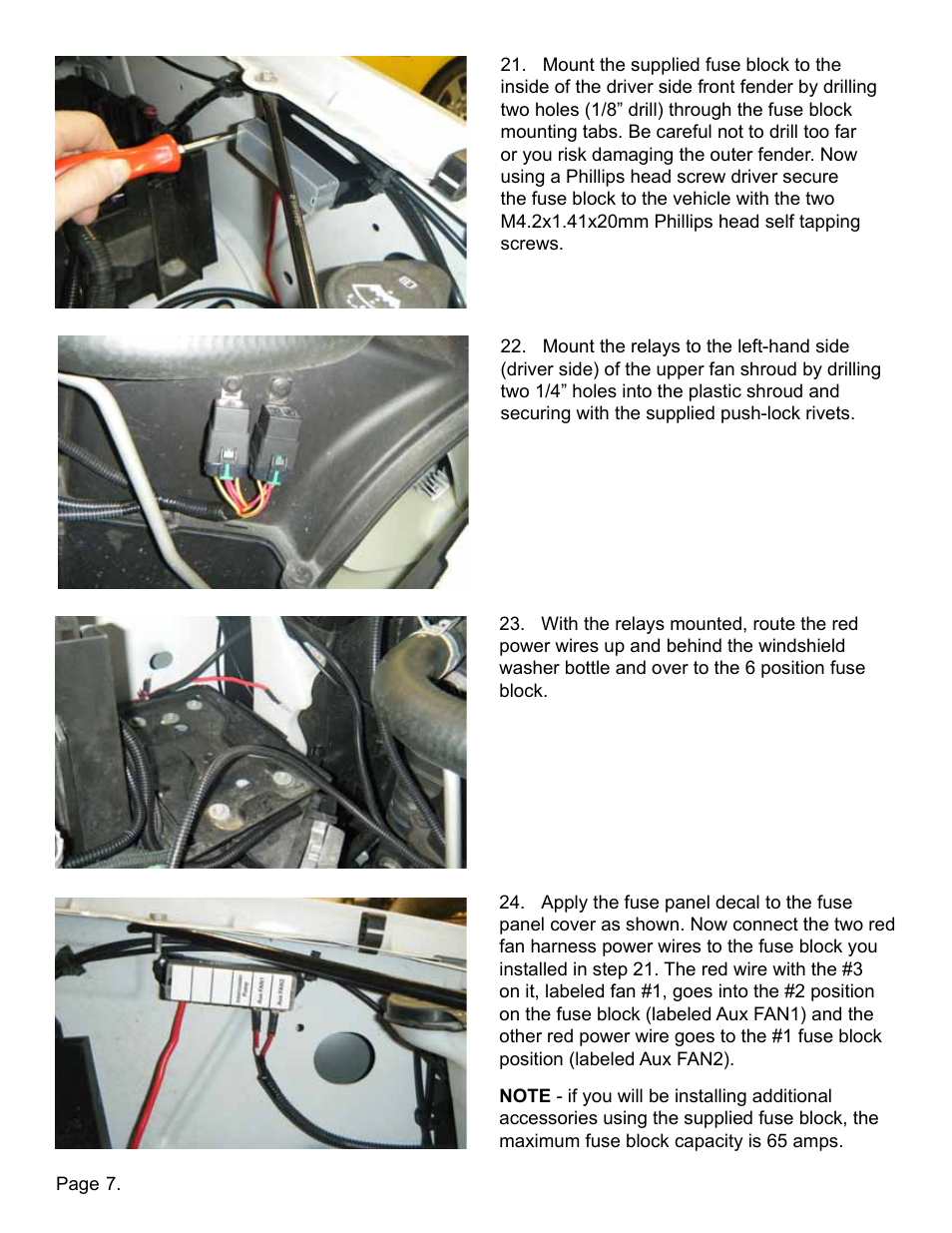 Lingenfelter L300080607 Lingenfelter Suburban Yukon Aux Fan Kit AC Clutch Control 2005-07 vE User Manual | Page 8 / 20
