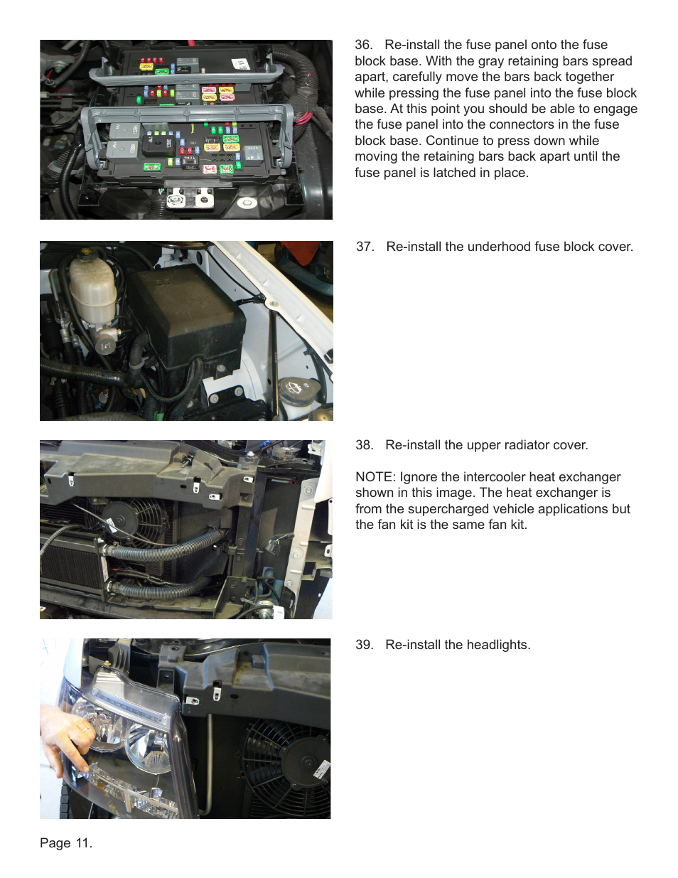 Lingenfelter L300090607 Lingenfelter Suburban Yukon Aux Fan Kit ECM Fan Control 2005-07 v1.0 User Manual | Page 12 / 20