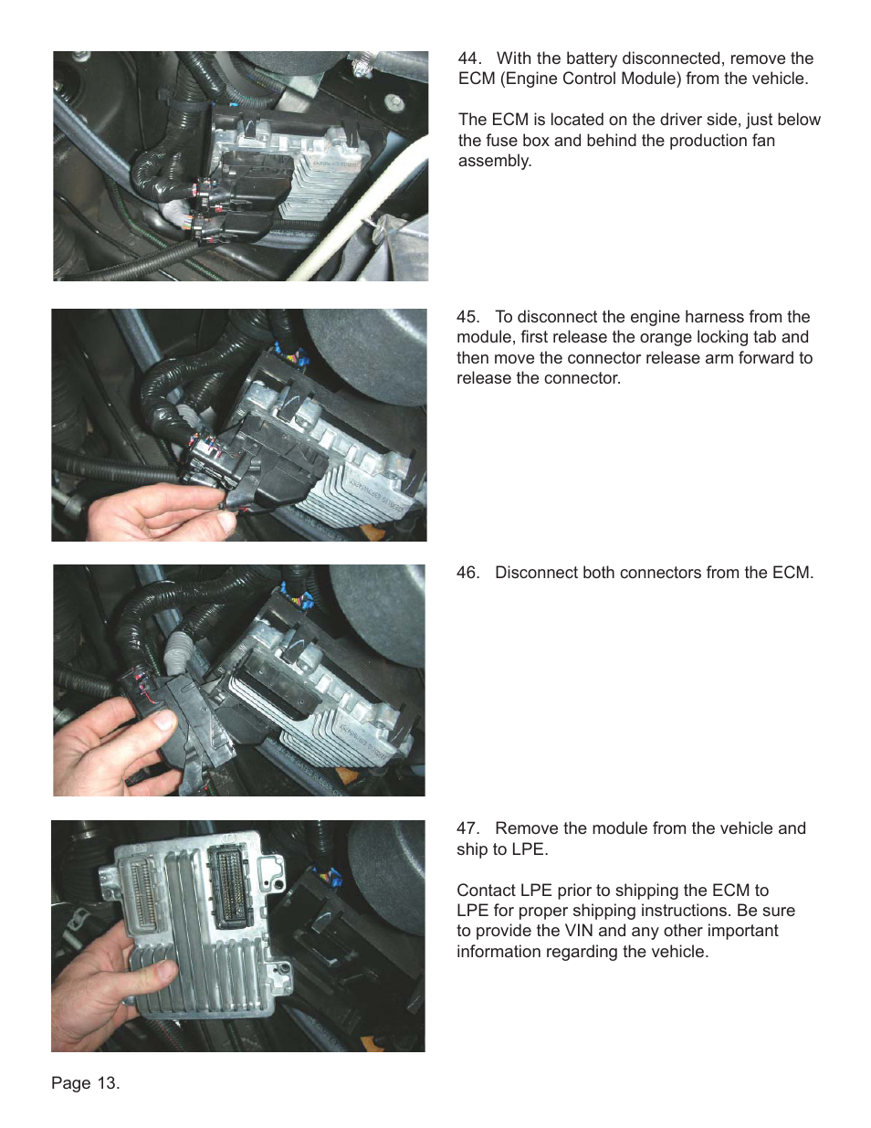 Lingenfelter L300090607 Lingenfelter Suburban Yukon Aux Fan Kit ECM Fan Control 2005-07 v1.0 User Manual | Page 14 / 20