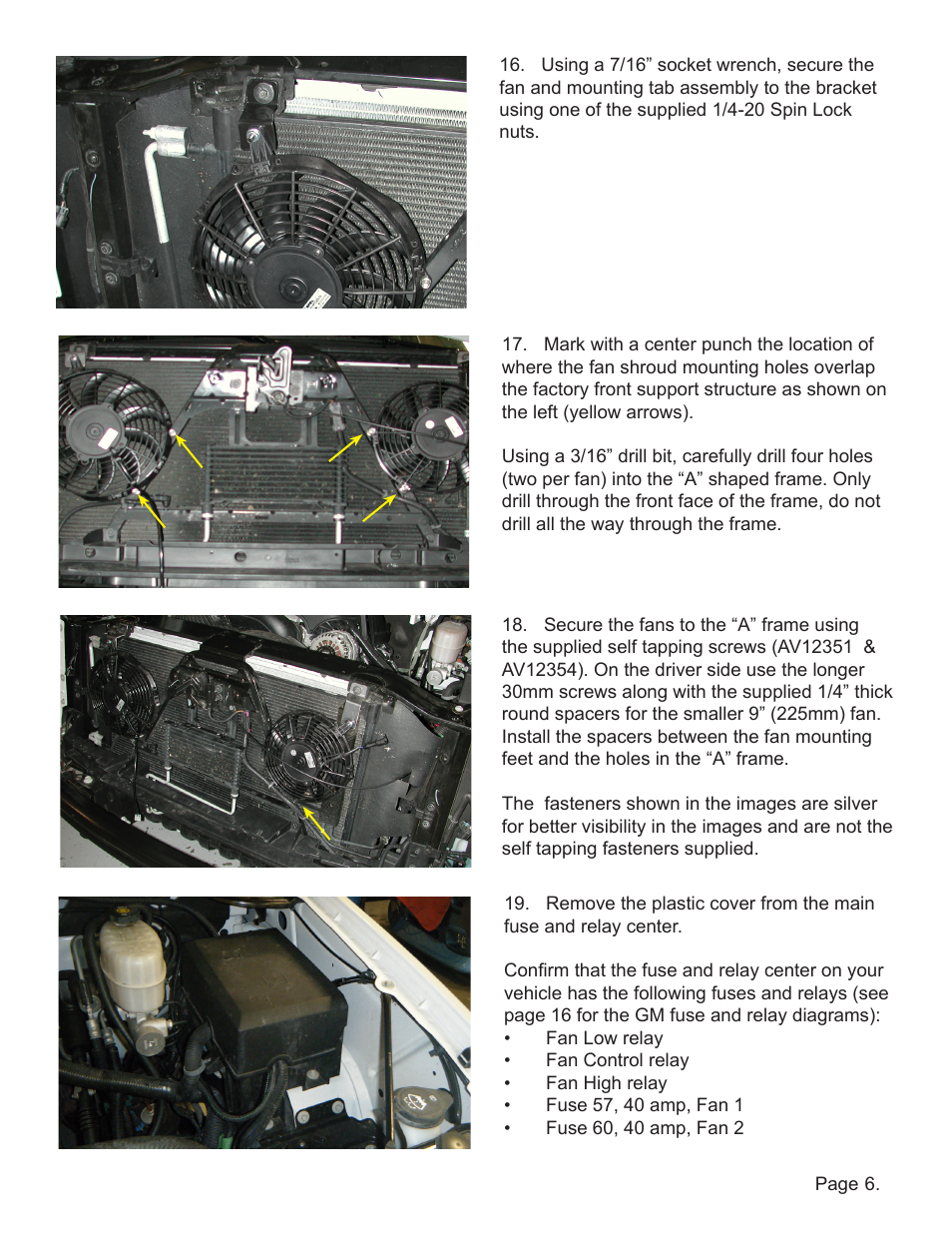 Lingenfelter L300090607 Lingenfelter Suburban Yukon Aux Fan Kit ECM Fan Control 2005-07 v1.0 User Manual | Page 7 / 20