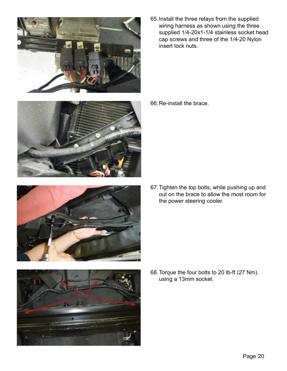 Lingenfelter L320030709 Lingenfelter CTS-V Intercooler Radiator Kit 2009-13 v1.1 User Manual | Page 21 / 39