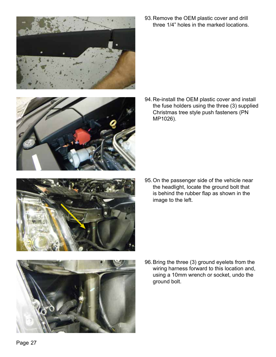 Lingenfelter L320030709 Lingenfelter CTS-V Intercooler Radiator Kit 2009-13 v1.1 User Manual | Page 28 / 39