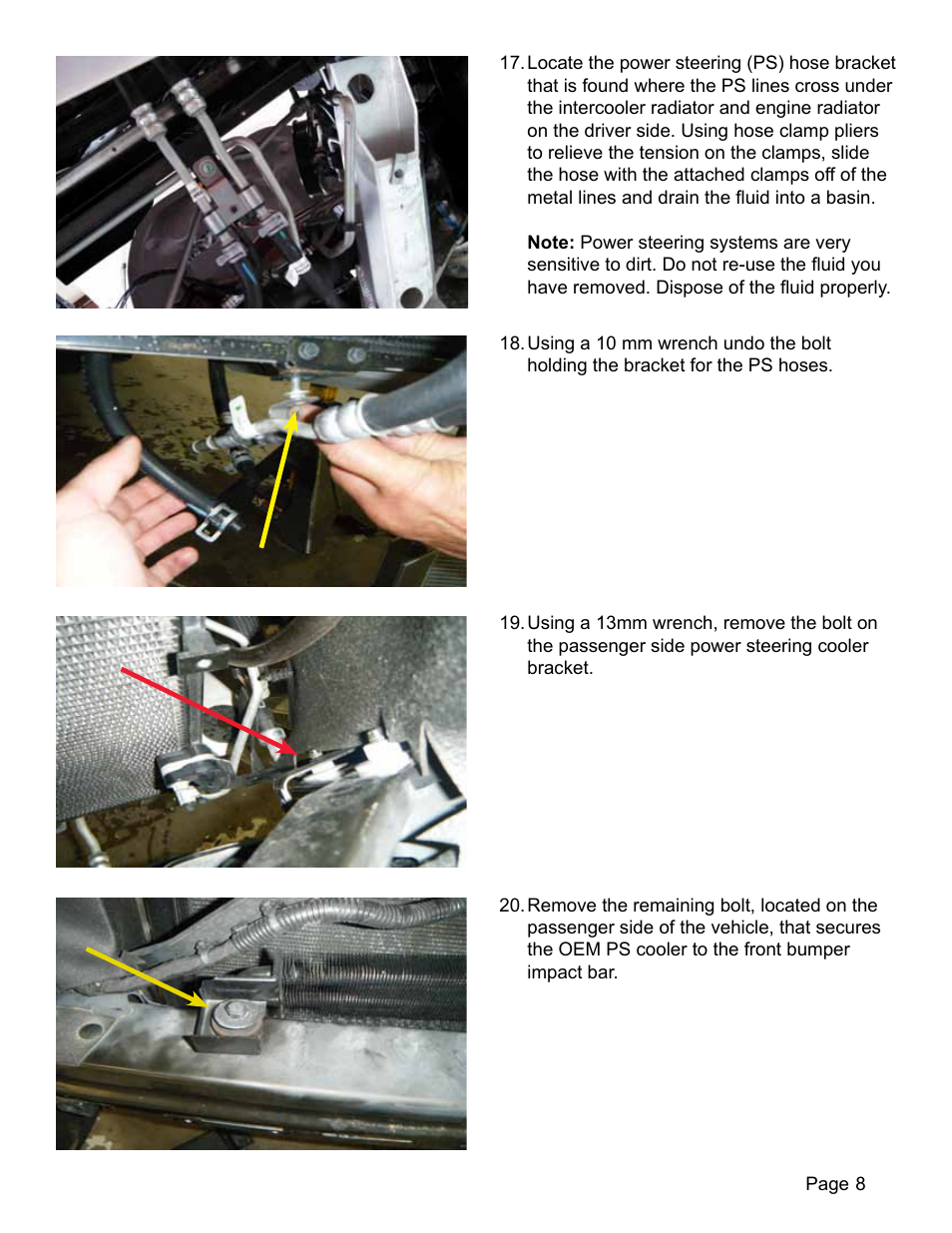 Lingenfelter L320030709 Lingenfelter CTS-V Intercooler Radiator Kit 2009-13 v1.1 User Manual | Page 9 / 39