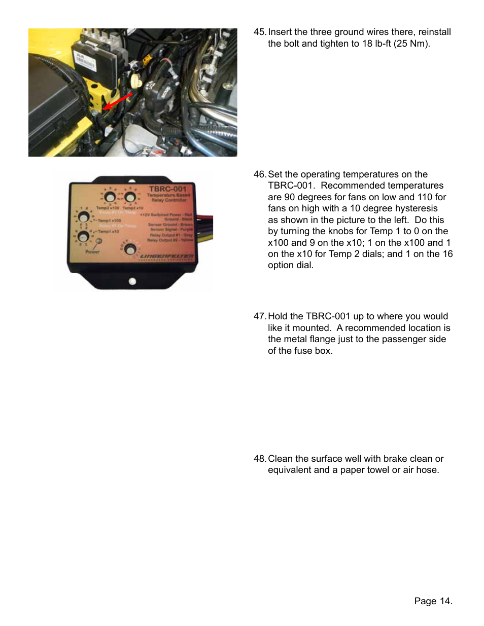Lingenfelter L320061410 Lingenfelter High Capacity Intercooler Heat Exchanger Camaro SS & ZL1 v1.1 User Manual | Page 15 / 27