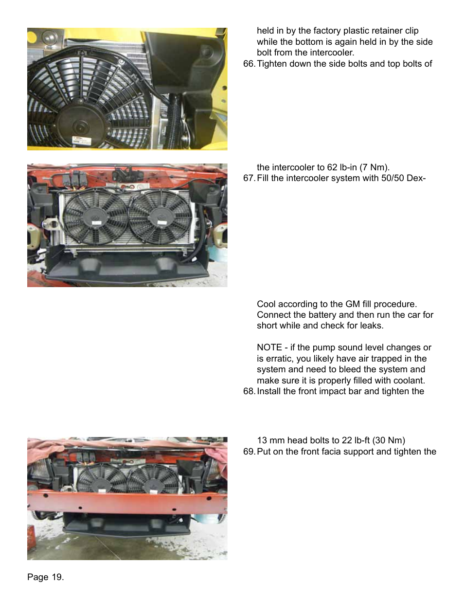 Lingenfelter L320061410 Lingenfelter High Capacity Intercooler Heat Exchanger Camaro SS & ZL1 v1.1 User Manual | Page 20 / 27