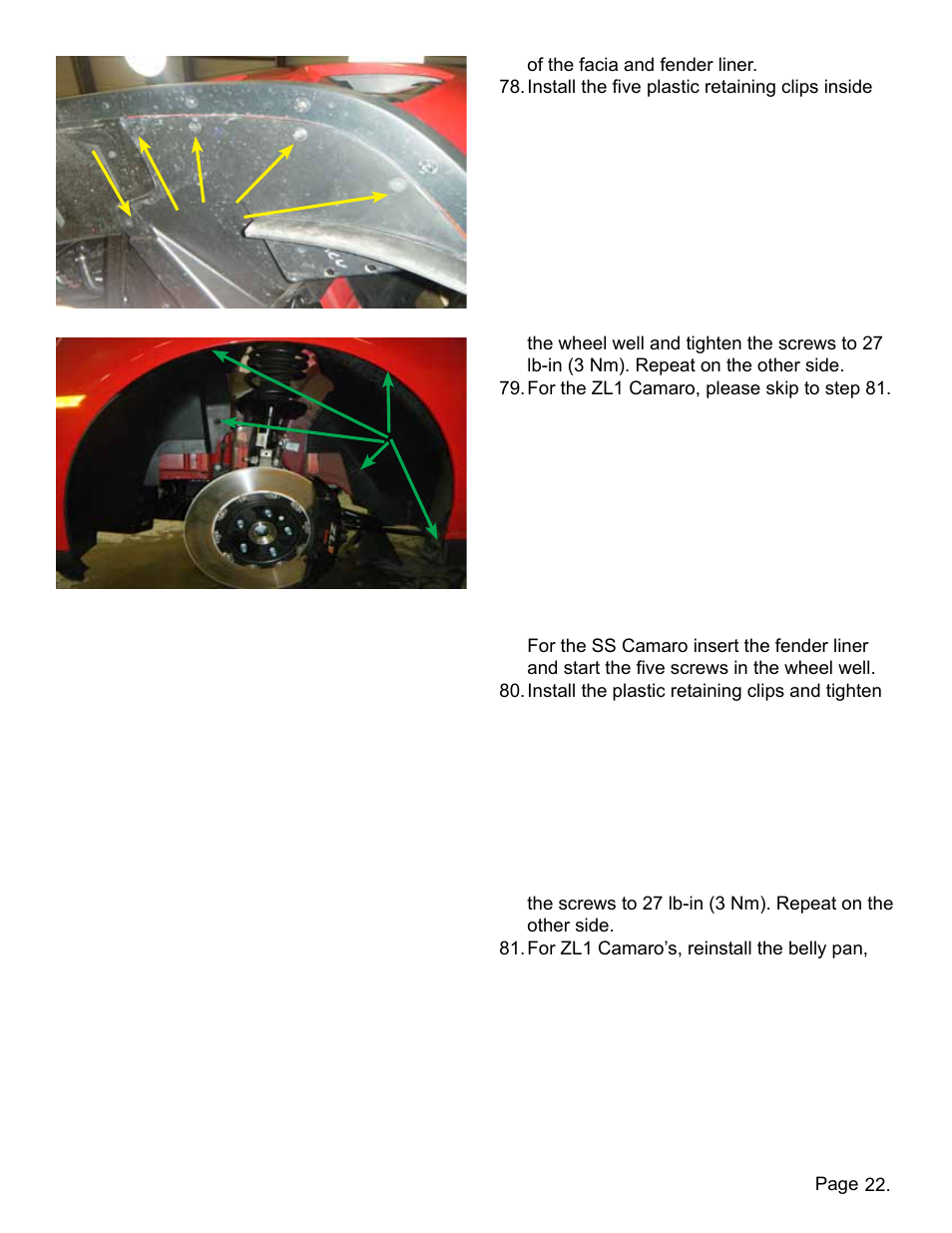 Lingenfelter L320061410 Lingenfelter High Capacity Intercooler Heat Exchanger Camaro SS & ZL1 v1.1 User Manual | Page 23 / 27