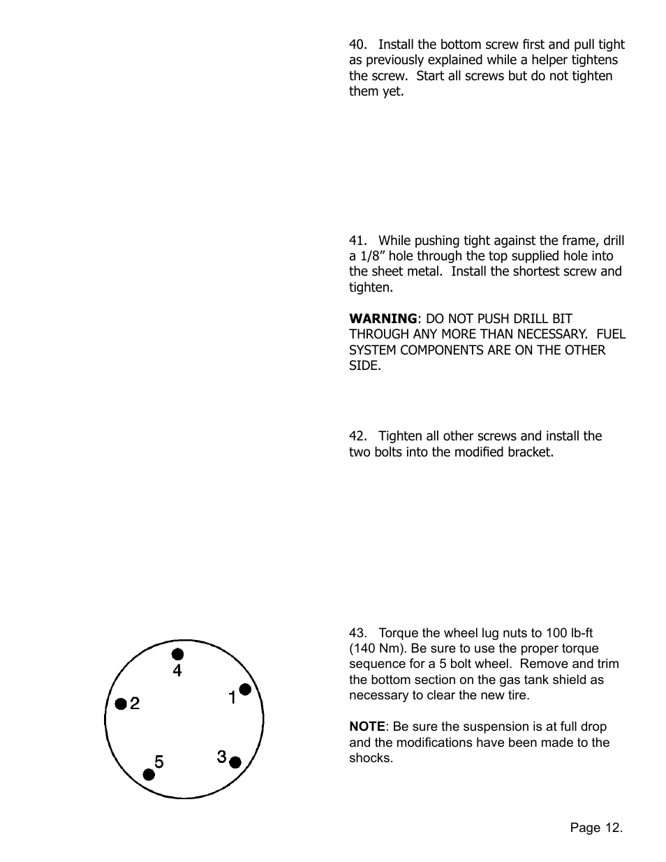 Lingenfelter L350080197 Lingenfelter C5 Corvette Mini Tub Kit User Manual | Page 13 / 15