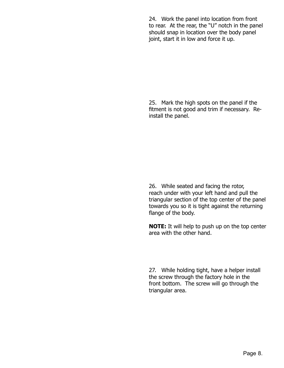 Lingenfelter L350080197 Lingenfelter C5 Corvette Mini Tub Kit User Manual | Page 9 / 15