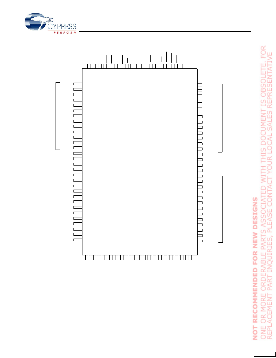 Pin configurations, Pin tqfp pinout (3 chip enable) (a version) | Cypress CY7C1365C User Manual | Page 4 / 18