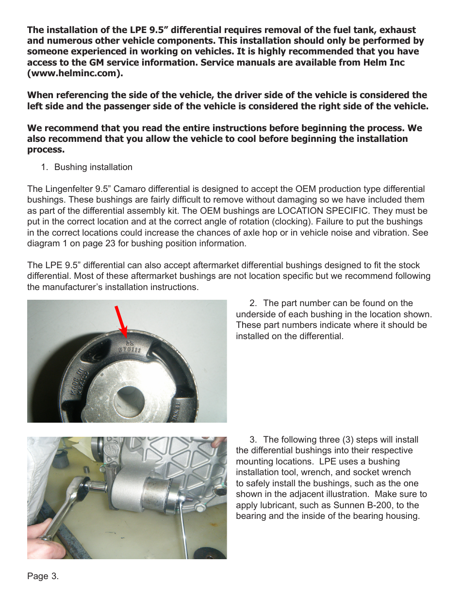 Lingenfelter L380xx1410 Lingenfelter Camaro Cast 241 MM Aluminum Differential 2010-12 v1.9 User Manual | Page 4 / 25