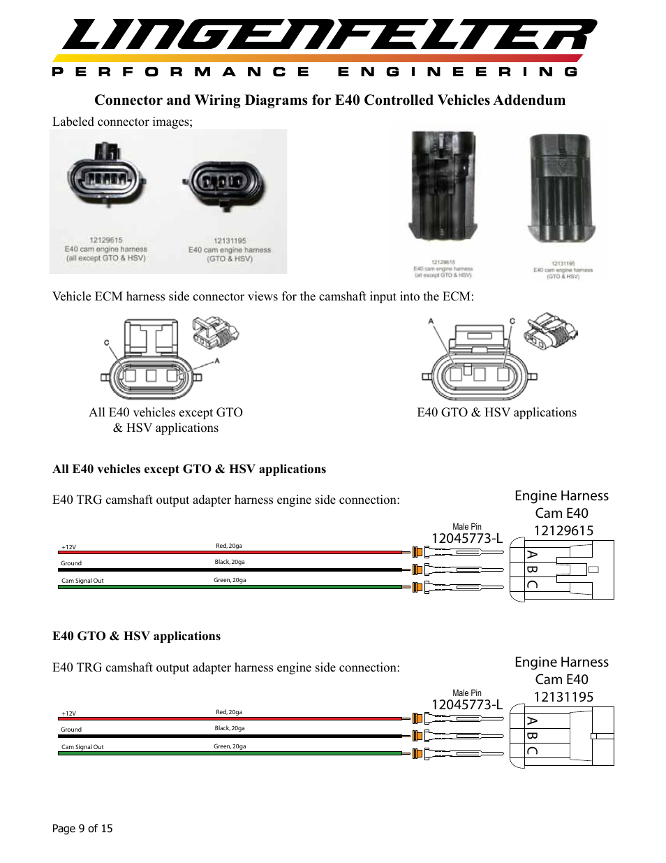 Lingenfelter L460065397 Lingenfelter TRG-002 58x Trigger Conversion Module v1.6 User Manual | Page 10 / 16