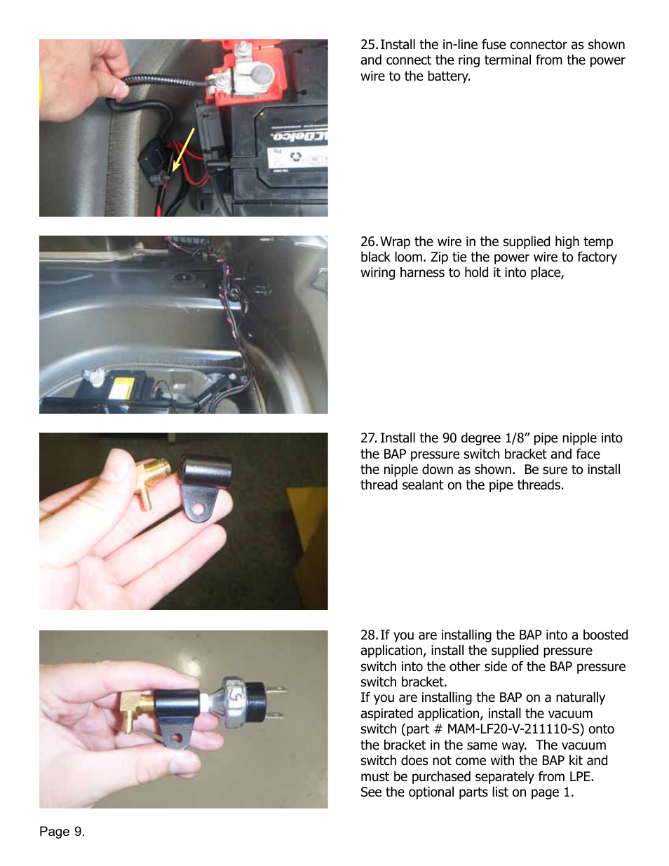 Lingenfelter L460111410 Lingenfelter Camaro SS Boost A Pump 2010-2014 v1.2 User Manual | Page 10 / 18