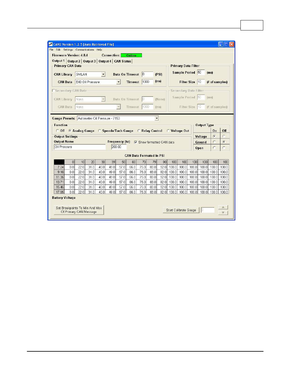 Lingenfelter L460260704 Lingenfelter CAN to Analog Gauge & Relay Output Module CAN2 v1.0 User Manual | Page 41 / 62