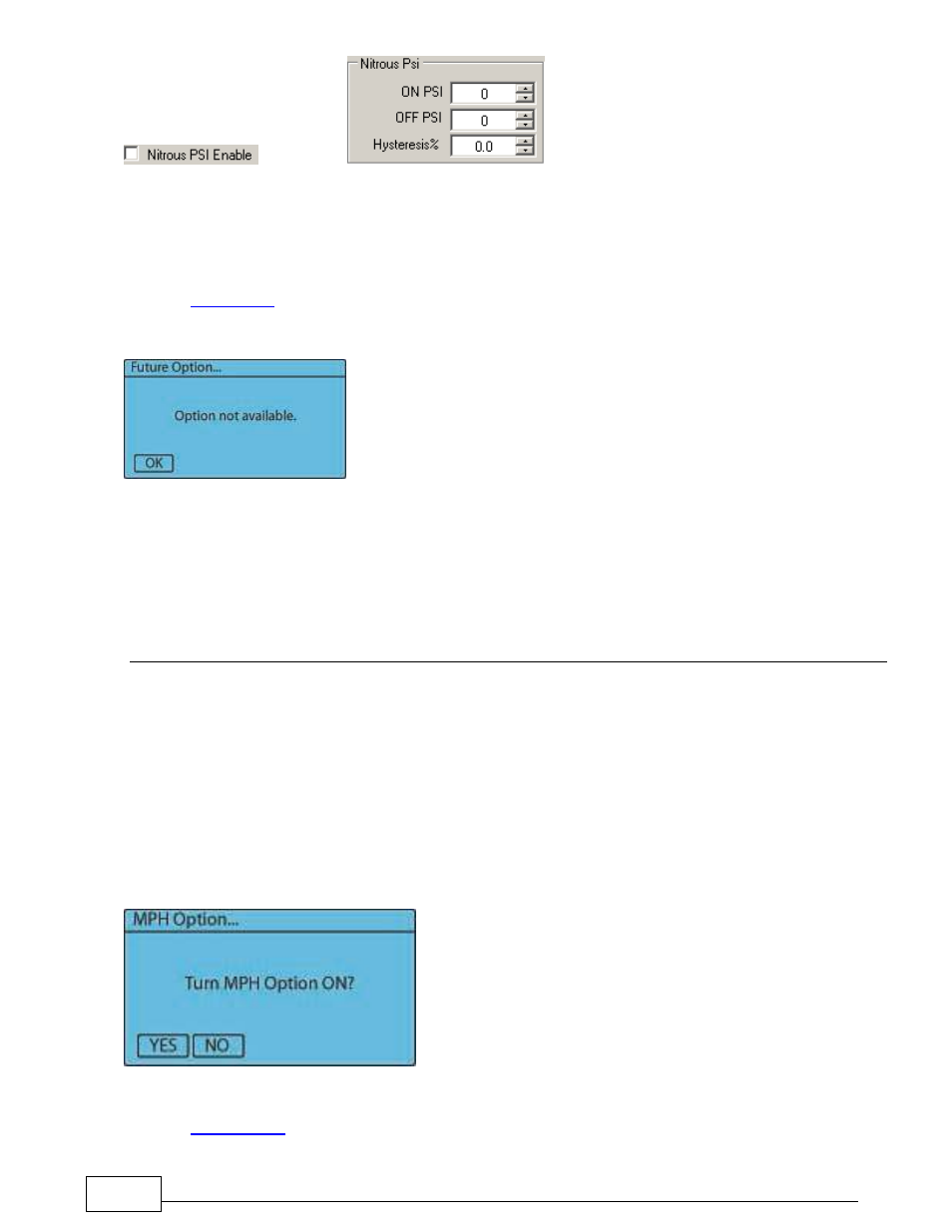10 pwm out menu, 11 hall input menu | Lingenfelter L460240000 Lingenfelter NCC-002 Nitrous Control Center v1.5 User Manual | Page 118 / 175