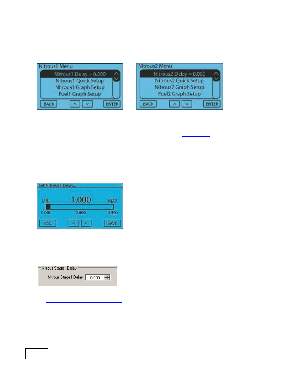 1 nitrous delay, 2 nitrous quick setup | Lingenfelter L460240000 Lingenfelter NCC-002 Nitrous Control Center v1.5 User Manual | Page 70 / 175