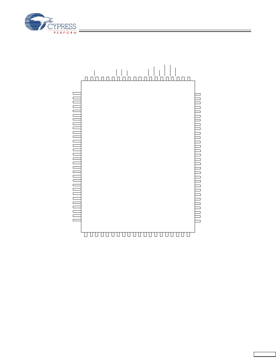Pin configurations 100-pin tqfp | Cypress CY7C1298H User Manual | Page 3 / 16