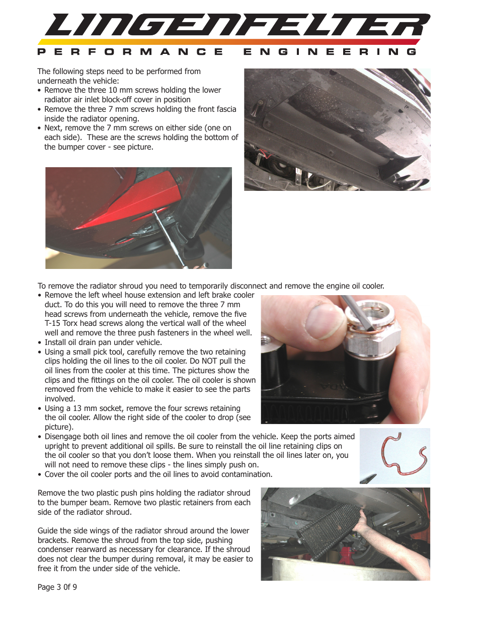 Lingenfelter L650090206 Lingenfelter C6 Z06 Corvette Air Intake 2006-2013 v3.04 User Manual | Page 4 / 11