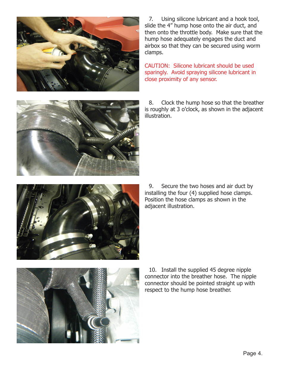 Lingenfelter L650172012 Lingenfelter Camaro ZL1 Air Intake Duct 2012 v1.1 User Manual | Page 5 / 8