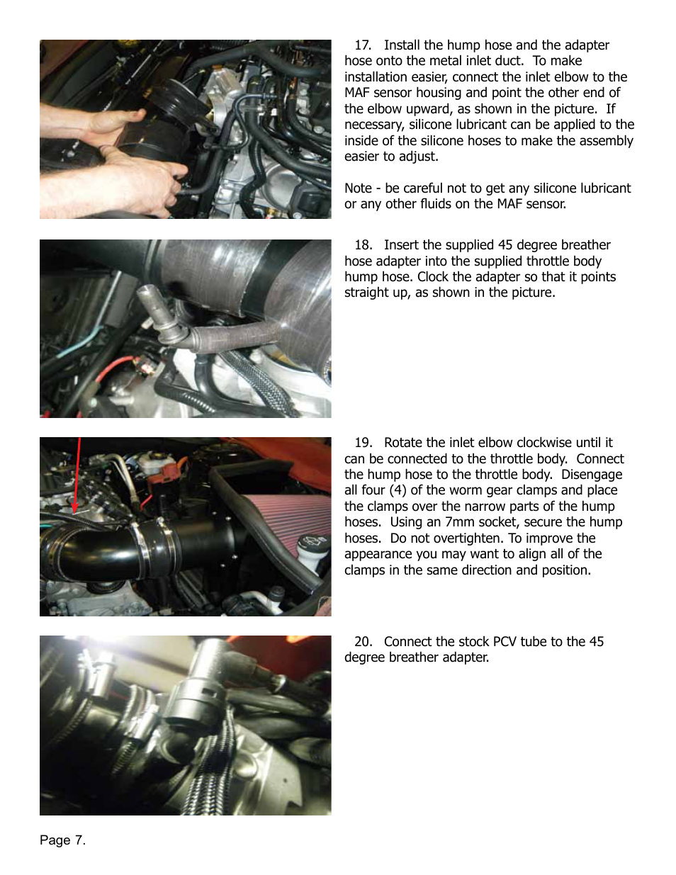 Lingenfelter L650182012 Lingenfelter ZL1 Camaro Air Intake Kit 2012-2013 v1.6 User Manual | Page 8 / 11