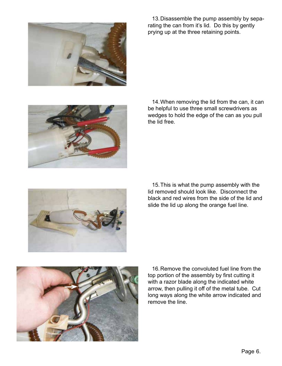 Lingenfelter L710650197 Lingenfelter C5 Corvette High Flow Fuel Pump 1997-2002 v2.9 User Manual | Page 7 / 12