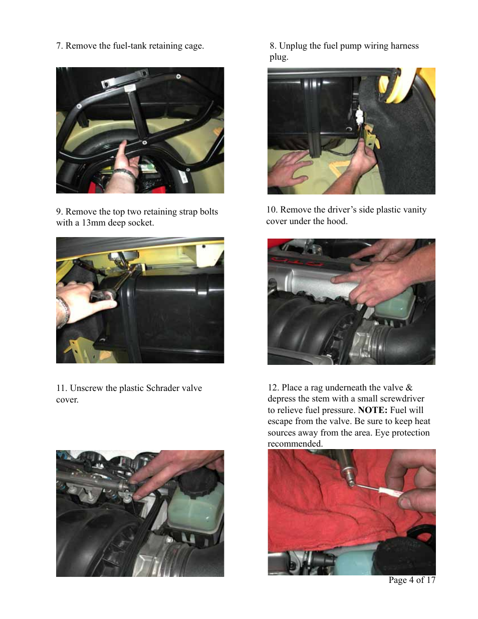 Lingenfelter L710660504 Lingenfelter Pontiac GTO Fuel Pump 2003-2006 v4.41 User Manual | Page 5 / 18