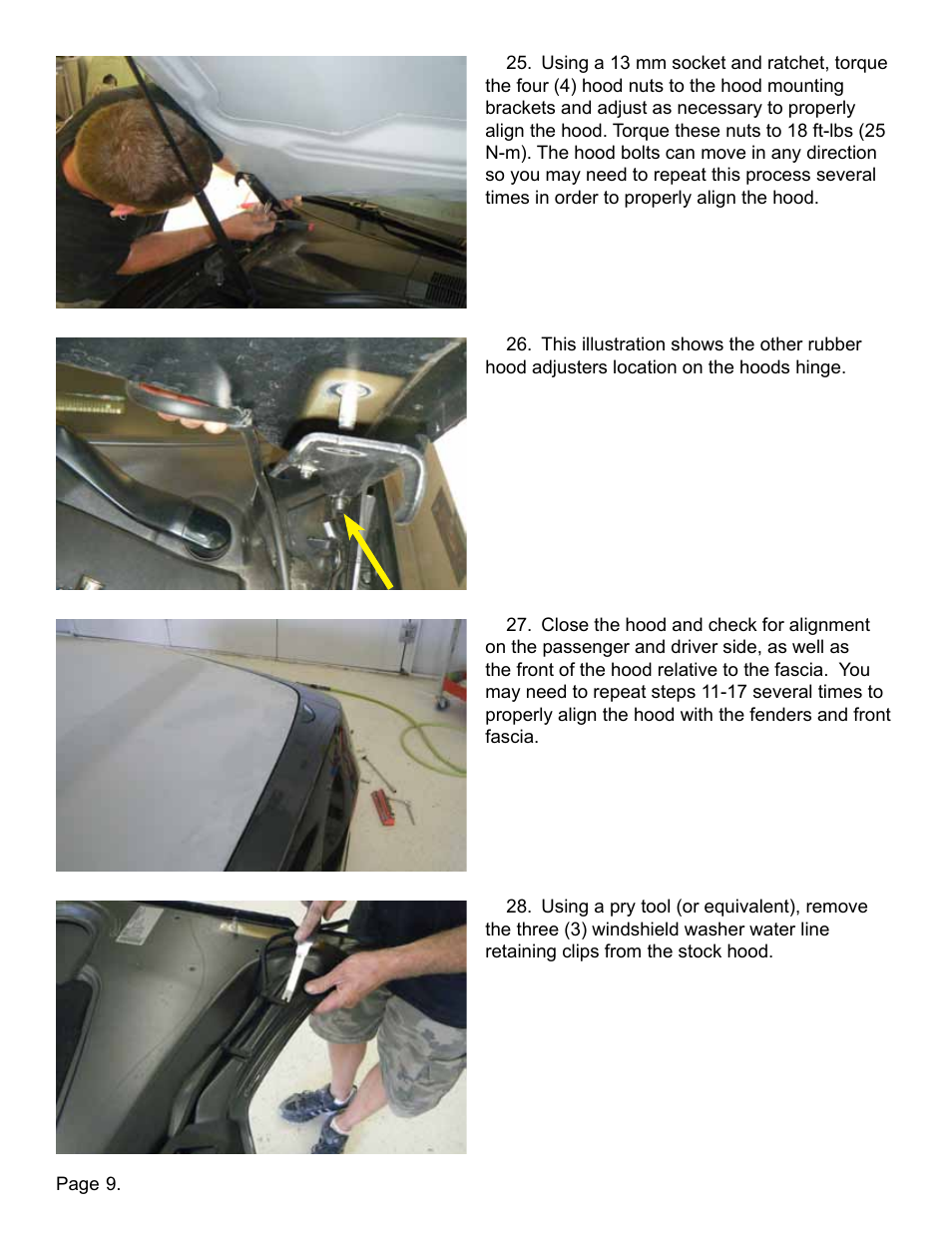 Lingenfelter L850131410 Camaro Ram Air Hood v 0.8 User Manual | Page 10 / 13