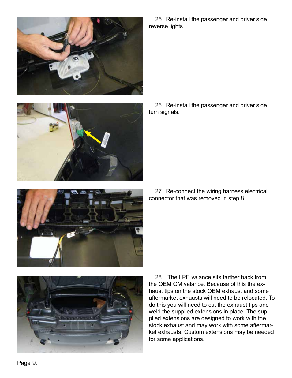 Lingenfelter L850161410 Camaro Rear Valance v0.8 User Manual | Page 10 / 15
