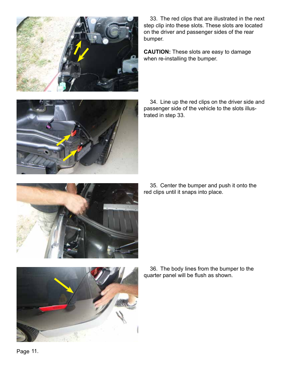 Lingenfelter L850161410 Camaro Rear Valance v0.8 User Manual | Page 12 / 15